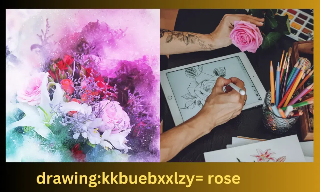 Materials You Need for Drawing:kkbuebxxlzy= rose