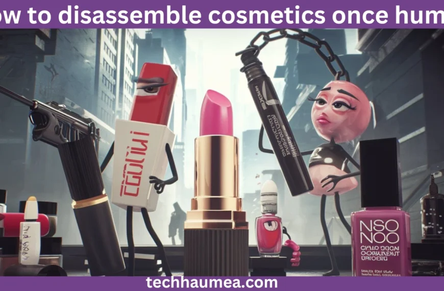 How to disassemble cosmetics once human