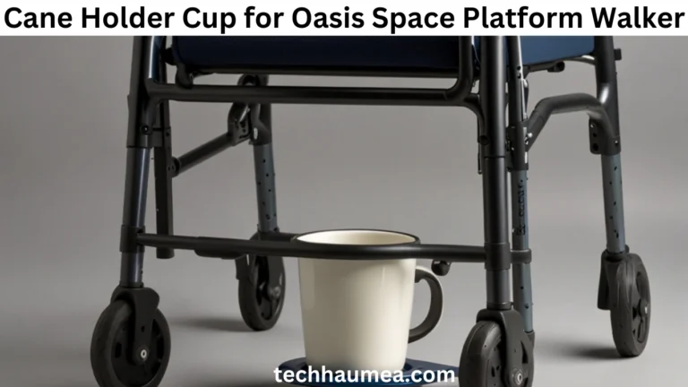 cane holder cup for Oasis Space platform walker